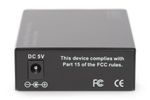 DIGITUS Medienkonverter Gigabit Multimode/ Singlemode, SC/SC