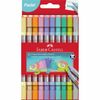 Faber-Castell 151112 fijnschrijver Verschillende kleuren 10 stuk(s)