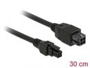 DELOCK MicroFit 3.0 Kabel 4Pin St > Bu 0.30m