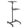 Logilink Projektor/Laptop Wagen, verstellbar, Max.10KG, schw