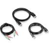 TRENDnet KVM Kabelset DisplayPort 3.5mm USB 6 Fuß 1.82m