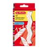 Herlitz Tafelkreiden weiß                    12er Hängepack.