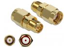 DELOCK Adapter RP-SMA Stecker zu RP-SMA Buchse 10 GHz