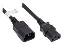 Good Connections Kaltgeräteverlängerung an C13 schwarz 1,5m