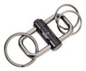 TROIKA Schlüsselanhänger 2-WAY KEY schwarz