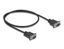 DELOCK Seriell Kabel RS-232 St zu St mit St-Gehäuse 0,5 m