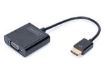 DIGITUS HDMI-Konverter HDMI-A     -> VGA(D-Sub) schwarz