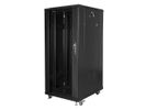 Lanberg FF01-6827-12B rack 27U Vrijstaande rek Zwart