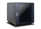 Inter-Tech 88887258 rack 15U Vrijstaande rek Zwart