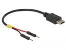 DELOCK Stromkabel USB C auf 2x Pfostenstecker einzeln 10cm