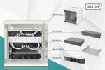 DIGITUS Netzwerk-Set 254 mm (10") - 6HE, 312x300 mm (BxT)