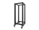 Lanberg OR01-6827-B rack 27U Vrijstaande rek Zwart