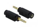 DELOCK Adapter Klinkenst. 4,4mm 5Pin > Klinkenbu 3,5mm 3Pin
