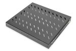 DIGITUS Fachboden 1HE 30x483x385mm bis  25kg schwarz auszieh