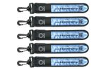 kabelmeister LED-Leuchtband Blinkl. Reflekt. blau 5er Set
