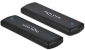 DeLOCK 42615 behuizing voor opslagstations SDD-behuizing Zwart M.2