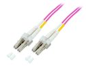 EFB Duplex Patchkabel LC-LC 50/125 OM4 LSZH 2mm 1.5m violett