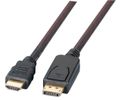 EFB DisplayPort/HDMI Kabel FullHD A-A St-St, 2m, schwarz