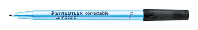 STAEDTLER Folienstift Lumocolor correct F schwarz 10 Stück