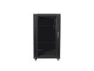 Lanberg FF01-6622-12B rack 22U Vrijstaande rek Zwart