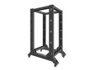 Lanberg OR01-6822-B rack 22U Vrijstaande rek Zwart