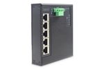 DIGITUS Switch Ind. 5-Port  Gigabit Flat    Unmanaged schwar