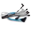 Broadcom Kabel 1x8 SFF-8654 to 2x4 SFF-8643 Mini-SAS HD 1m