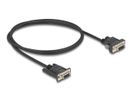 DELOCK Seriell Kabel RS-232 D-Sub9 Bu zu D-Sub9 Bu Pin 9 1m