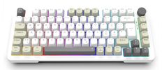 Inca IKG-455 toetsenbord Gamen USB + RF Wireless + Bluetooth QWERTY Duits Wit