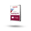 Toshiba 8.9cm (3.5")  2TB SATA3 Desktop P300 Red    5400 128 intern