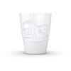 FIFTYEIGHT Henkelbecher 350ml - Verschmitzt weiß