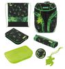 Herlitz SoftLight Plus Greenline Explorer schooltasset Jongen Polyester Zwart, Groen
