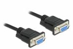 DELOCK Seriell Kabel RS-232 D-Sub9 Bu>Bu Nullmodem 1.0m