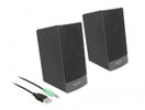 DELOCK Stereo 2.0 PC Lautsprecher 3,5mm Klinkenstecker USB