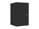 LANBERG 10"  9U 280x310 Wandgehäuse Metalltür (FlatPack) sw