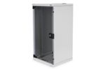 DIGITUS Wandgehäuse 254 mm (10") - 312x300 mm (BxT) 12U grau