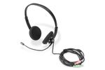 DIGITUS On Ear Office Headset mit Geräuschred. 3,5 mm Stereo