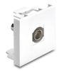 DELOCK Easy 45 Modul BNC Buchse zu BNC Buchse weiß