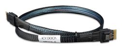 Icy Dock MB323L-B Serial Attached SCSI (SAS)-kabel 0,5 m Zwart