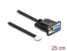 DELOCK Serielles Anschlusskabel RS-232 D-Sub 9Pin Bu > Bu