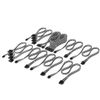CORSAIR DC Cable Pro Kit, Individually Sleeved,White/Black