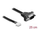 DELOCK Serielles Anschlusskabel RS-232 D-Sub 9Pin St > Bu