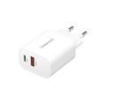 Intenso Power Adapter 1x USB-A/1x USB-C 30W White