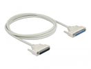 DELOCK Serielles Kabel D-Sub 37 Stecker zu Buchse 2 m