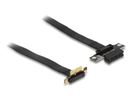 DELOCK Riser Karte PCI Express x1 St. zu 1 Slot Kab.60 cm