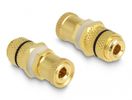 DELOCK Audio Adapter Polklemme > Polklemme zum Einbau schw.