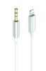 2GO AUX/MP3 Audiokabel für Lightning-Geräte 100cm  weiß