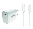 2GO Ladegerät 20W 1-Port 1x USB-C inkl. Lightning Kabel ws