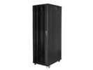 Lanberg FF01-8042-12B rack 42U Vrijstaande rek Zwart