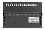 DIGITUS Patchpanel 1HE 8-Port  Cat6  geschirmt schwarz